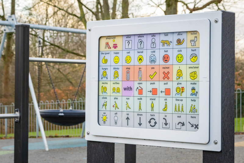 Chaundler Road play area communication board